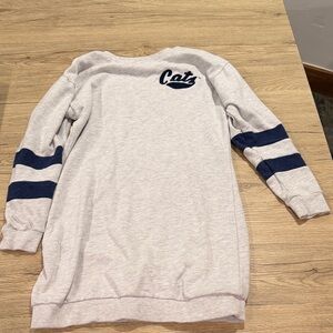 Gray and Navy Women's Dress